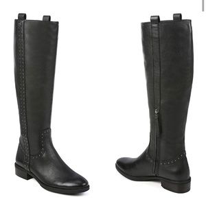 Sam Edelman tall leather black boots